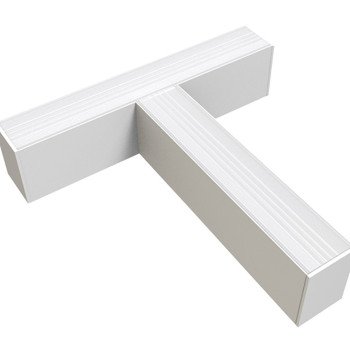 LED linijinis T sujungimas, 15W, baltas, plonas, šalta balta šviesa