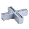 LED linijinis X sujungimas, 20W, sidabrinis, plonas, šalta balta šviesa LED linijinis X sujungimas, 20W, sidabrinis, plonas, šalta balta šviesa