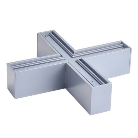 LED linijinis X sujungimas, 20W, sidabrinis, plonas, šalta balta šviesa LED linijinis X sujungimas, 20W, sidabrinis, plonas, šalta balta šviesa