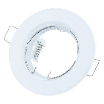 LED šviestuvo karkasas, apvalus, nereguliuojamas, baltas, 2vnt./pak.