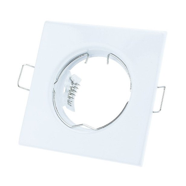 LED šviestuvo karkasas, kvadratinis, nereguliuojamas, baltas, 2vnt./pak. LED šviestuvo karkasas, kvadratinis, nereguliuojamas, baltas, 2vnt./pak.