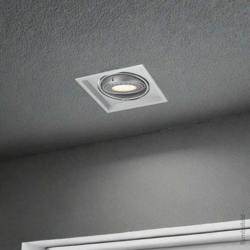 LED šviestuvas, stačiakampis, sidabrinis, reguliuojamas, 1 lizdas, 2vnt./pak. LED šviestuvas, stačiakampis, sidabrinis, reguliuojamas, 1 lizdas, 2vnt./pak.