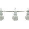 LED lauko girlianda, balta, 8m, 10 lizdų, 3W, šilta balta šviesa