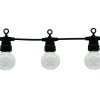 LED lauko girlianda, juoda, 13m, 20 lizdų, 6W, šalta balta šviesa