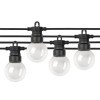 LED lauko girlianda, juoda, 13m, 20 lizdų, 6W, šalta balta šviesa
