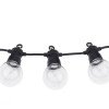 LED lauko girlianda, juoda, 13m, 20 lizdų, 6W, šalta balta šviesa