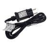 LED lauko girlianda, juoda, 13m, 20 lizdų, 6W, šalta balta šviesa