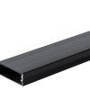 Profilis LED juostai, paviršinis, juodas, juodas dangtelis, 30x10mm Profilis LED juostai, paviršinis, juodas, juodas dangtelis, 30x10mm