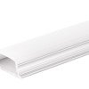 Profilis LED juostai, paviršinis, sidabrinis, baltas dangtelis, 18*6mm