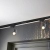 Linijinis sujungimas 1F bėginei LED sistemai, juodas
