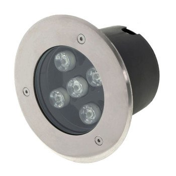 LED lauko taškinis šviestuvas, įmontuojamas, 5W, šilta balta šviesa