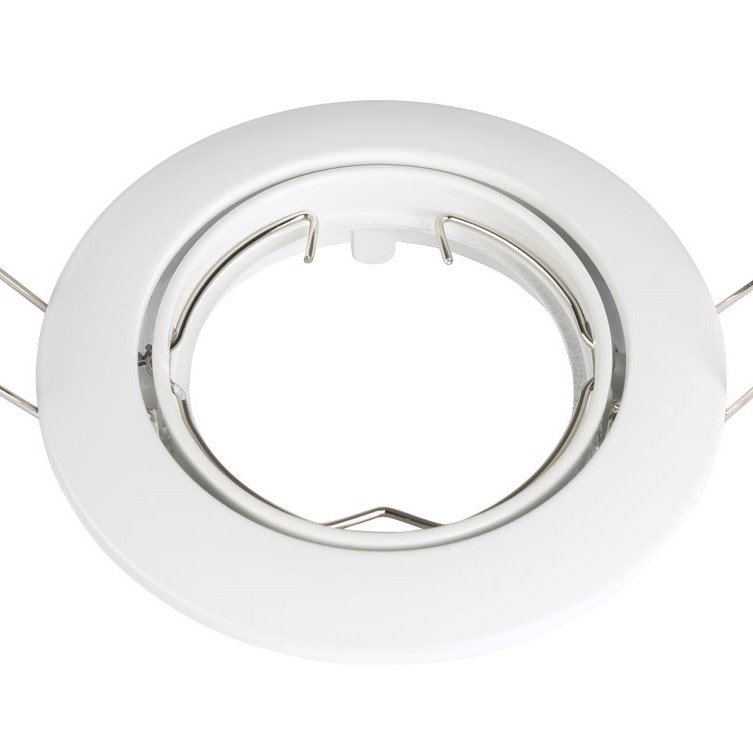 LED šviestuvas, apvalus, pasukamas, baltas