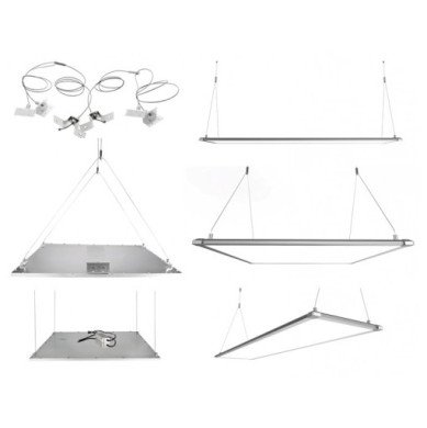 Priedai LED panelių pakabinimui