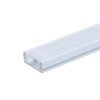 Profilis LED juostai, paviršinis, baltas, baltas dangtelis, 17.4x7x12.4mm