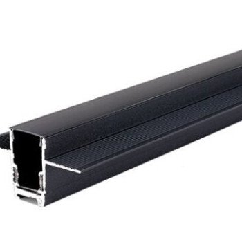 LED magnetinė sistema R15B, plotis 1.9cm, įmontuojama, juoda, ilgis 1m