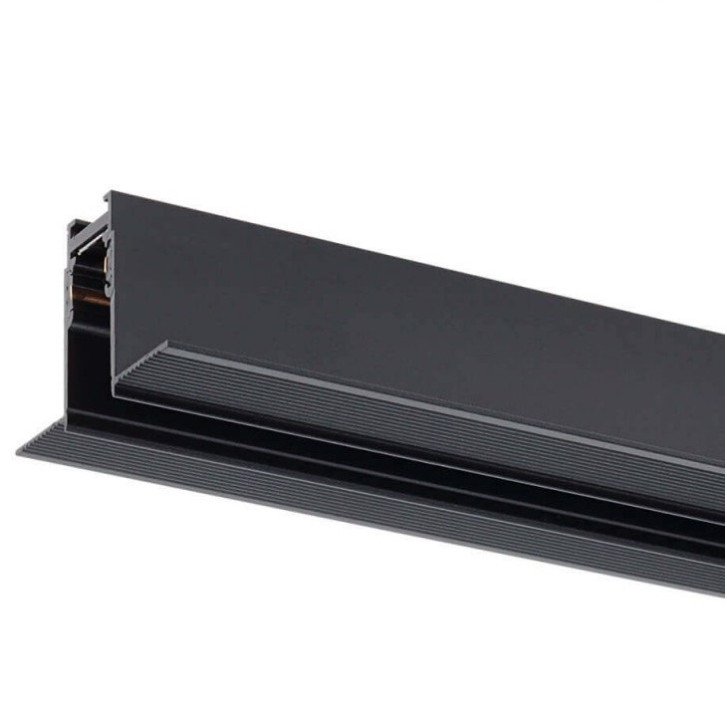LED magnetinė sistema R15, plotis 1.9cm, įmontuojama, juoda, ilgis 1m