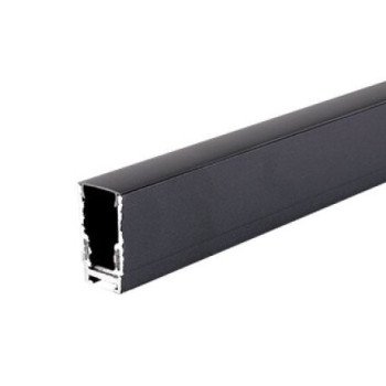 LED magnetinė sistema S15, plotis 1.9cm, kabanti/paviršinė, juoda, ilgis 2m
