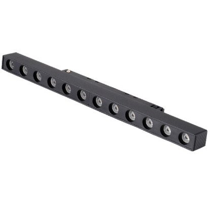 LED magnetinis linijinis prožektorius M15, 12W, 780Lm, 12 lempučių, šilta balta šviesa