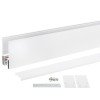 LED magnetinė sistema S35, plotis 3.5cm, kabanti/paviršinė, balta, ilgis 1m