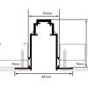 LED magnetinė sistema R35, plotis 3.5cm, įmontuojama, balta, ilgis 1.5m LED magnetinė sistema R35, plotis 3.5cm, įmontuojama, balta, ilgis 1.5m