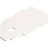 Galinis dangtelis LED magnetinei sistemai R35, baltas
