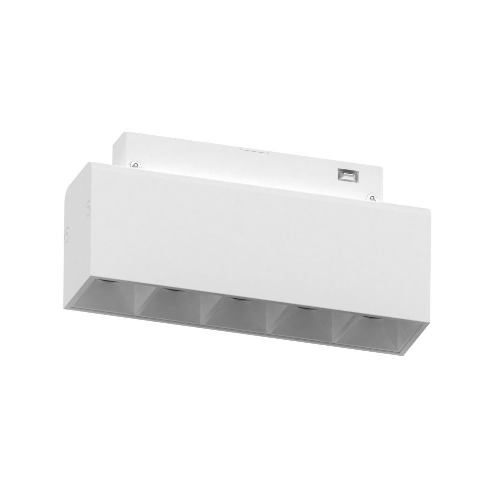 LED magnetinis linijinis prožektorius M35, 10W, 800Lm, 5 lemputės, baltas, neutrali balta šviesa