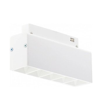 LED magnetinis linijinis prožektorius M35, 10W, 800Lm, 5 lemputės, baltas, neutrali balta šviesa LED magnetinis linijinis prožektorius M35, 10W, 800Lm, 5 lemputės, baltas, neutrali balta šviesa