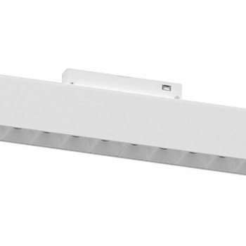 LED magnetinis linijinis prožektorius M35, 20W, 1600Lm, 10 lempučių, baltas, dimeriuojamas, šilta balta šviesa