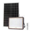 LED prožektorius, pilkas, su saulės baterija, 40W, šalta balta šviesa