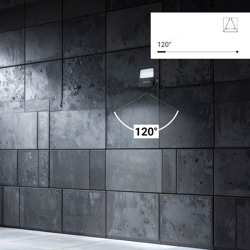 LED prožektorius, juodas, 50W, CCT 3000K-6000K LED prožektorius, juodas, 50W, CCT 3000K-6000K