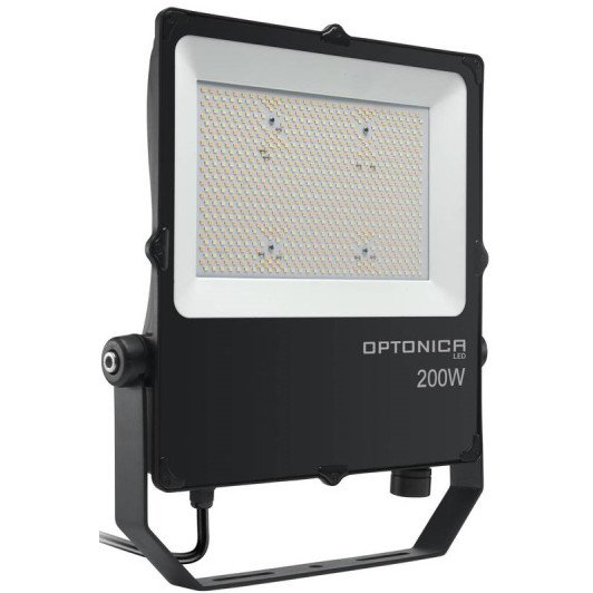 LED prožektorius, juodas, 200W, CCT 3000K-6000K