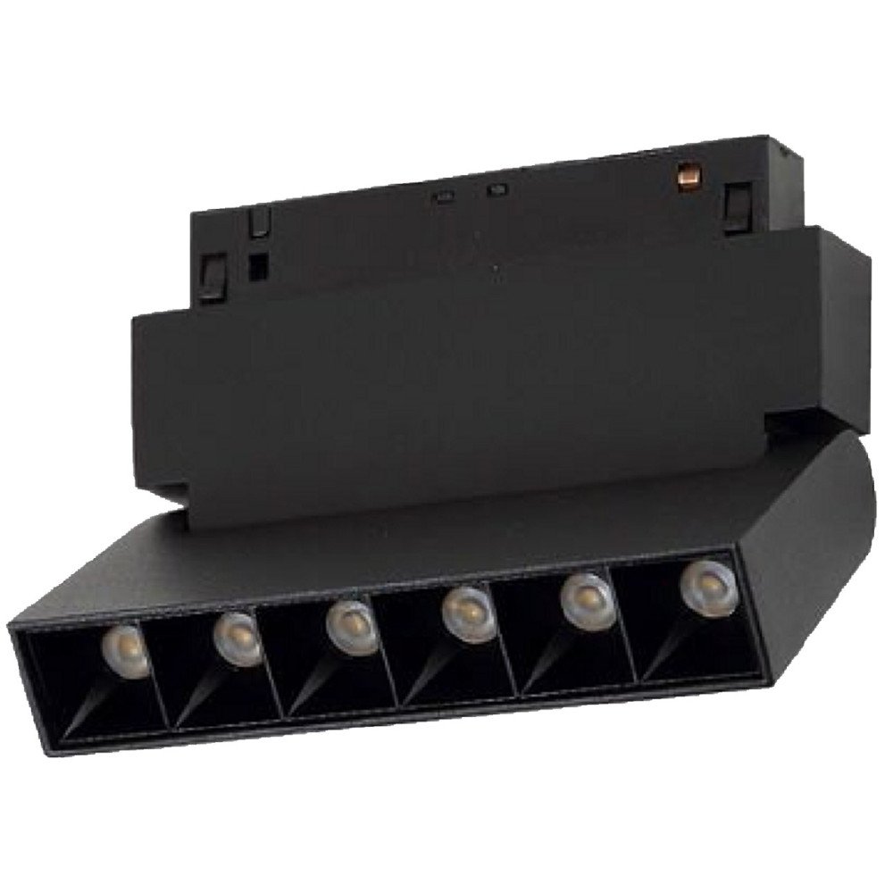 LED magnetinis linijinis prožektorius M20, 9W, lankstomas, 720Lm, 6 lemputės, neutrali balta šviesa