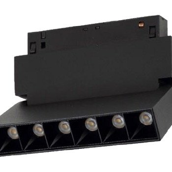 LED magnetinis linijinis prožektorius M20, 9W, 720Lm, lankstomas, 6 lemputės, šilta balta šviesa