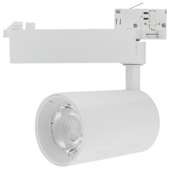 LED bėginis šviestuvas, 3F, 35W, 3850Lm, baltas, šilta balta šviesa