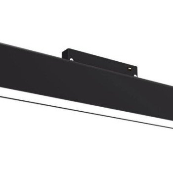 LED magnetinis linijinis šviestuvas M35, 12W, 960Lm, juodas, šilta balta šviesa