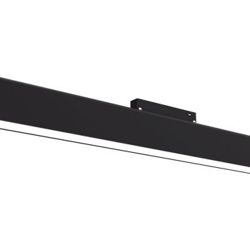 LED magnetinis linijinis šviestuvas M35, 20W, 1600Lm, juodas, šilta balta šviesa