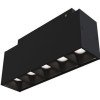 LED magnetinis linijinis prožektorius M35, 10W, 800Lm, 5 lemputės, juodas, šilta balta šviesa LED magnetinis linijinis prožektorius M35, 10W, 800Lm, 5 lemputės, juodas, šilta balta šviesa