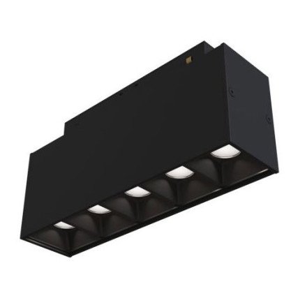 LED magnetinis linijinis prožektorius M35, 10W, 800Lm, 5 lemputės, juodas, šilta balta šviesa LED magnetinis linijinis prožektorius M35, 10W, 800Lm, 5 lemputės, juodas, šilta balta šviesa