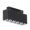 LED magnetinis linijinis prožektorius M35, 10W, 800Lm, 5 lemputės, juodas, šilta balta šviesa LED magnetinis linijinis prožektorius M35, 10W, 800Lm, 5 lemputės, juodas, šilta balta šviesa