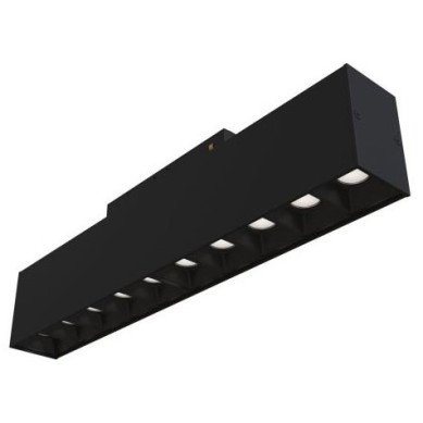 LED magnetinis linijinis prožektorius M35, 20W, 1600Lm, 10 lempučių, juodas, šilta balta šviesa