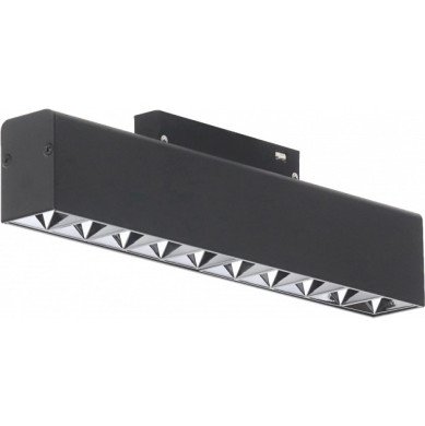 LED magnetinis linijinis prožektorius M35, 20W, 1600Lm, 10 lempučių, juodas, šilta balta šviesa