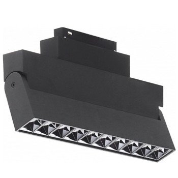 LED magnetinis linijinis prožektorius M35, 20W, 1600Lm, lankstomas, 10 lempučių, šilta balta šviesa