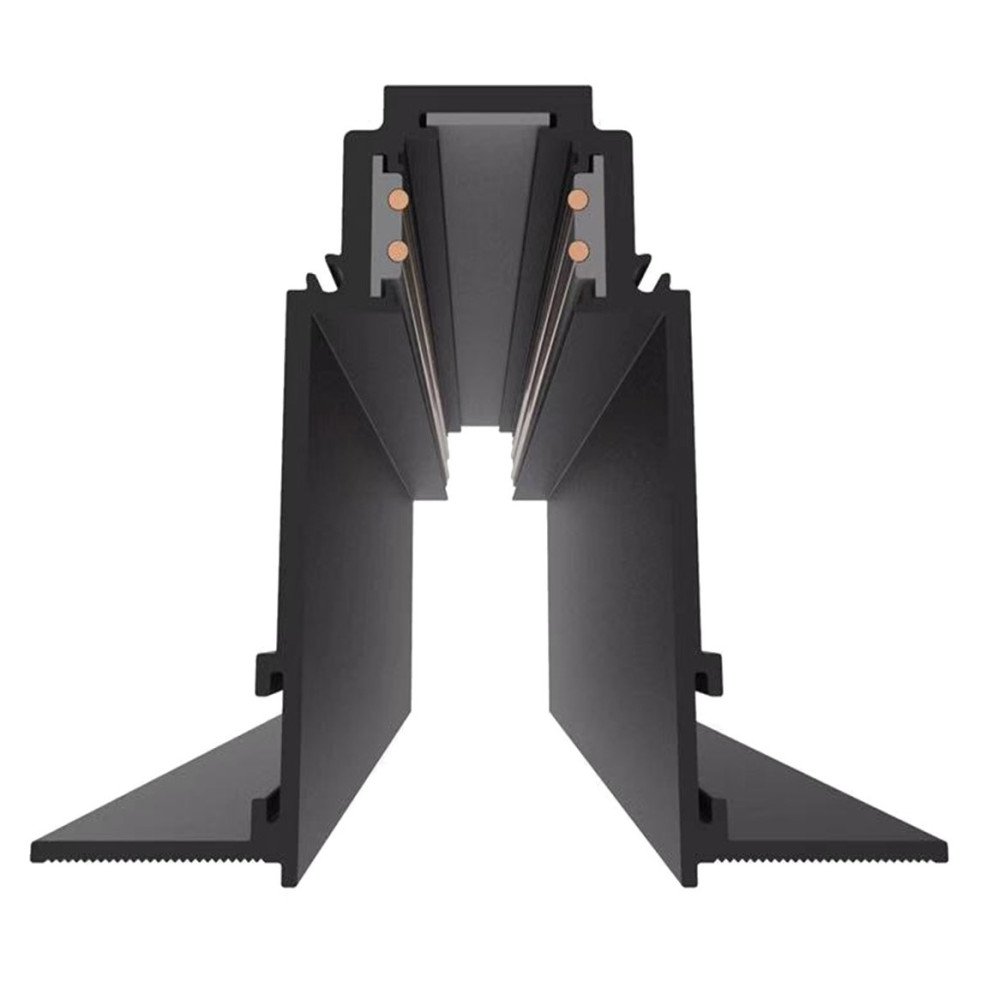 LED magnetinė sistema R35, plotis 3.5cm, įmontuojama, juoda, ilgis 1m LED magnetinė sistema R35, plotis 3.5cm, įmontuojama, juoda, ilgis 1m