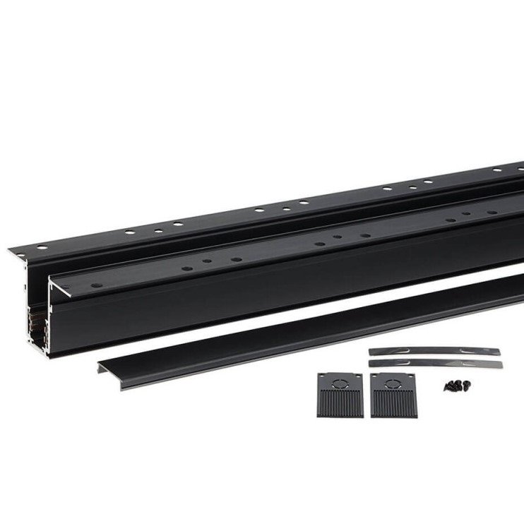 LED magnetinė sistema R20, plotis 2.5cm, įmontuojama, juoda, ilgis 1.5m LED magnetinė sistema R20, plotis 2.5cm, įmontuojama, juoda, ilgis 1.5m