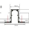LED magnetinė sistema R20, plotis 2.5cm, įmontuojama, juoda, ilgis 1.5m LED magnetinė sistema R20, plotis 2.5cm, įmontuojama, juoda, ilgis 1.5m