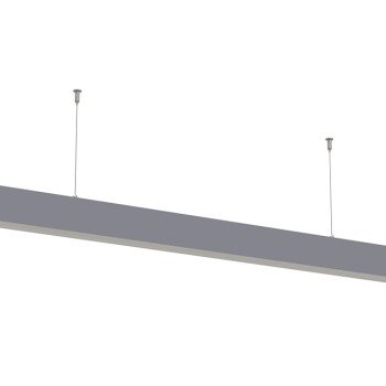 LED linijinis šviestuvas, 40W, sidabrinis, sujungiamas, 5 metai garantija, neutrali balta šviesa