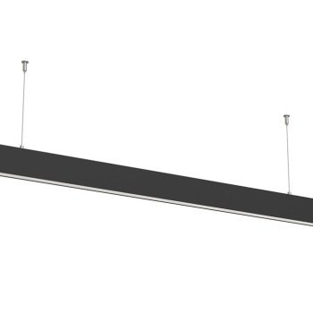 LED linijinis šviestuvas, 50W, juodas, nesujungiamas, neutrali balta šviesa
