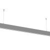 LED linijinis šviestuvas, 50W, sidabrinis, nesujungiamas, neutrali balta šviesa