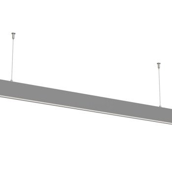 LED linijinis šviestuvas, 50W, sidabrinis, nesujungiamas, neutrali balta šviesa