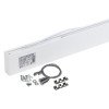 LED linijinis šviestuvas, 50W, baltas, nesujungiamas, neutrali balta šviesa
